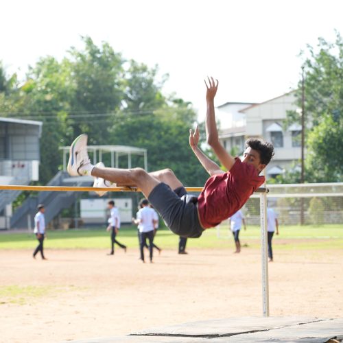 high jump - Sanjay